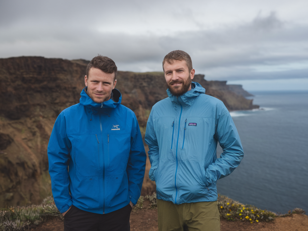 Which lightweight shell jacket keeps you warm on durness cliff tops: field test of patagonia and arc'teryx