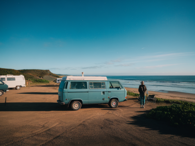 Where to park overnight legally for beach camping near balnakeil and what crofters expect