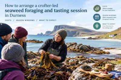 How to arrange a crofter‑led seaweed foraging and tasting session in durness: costs, season windows and what to expect