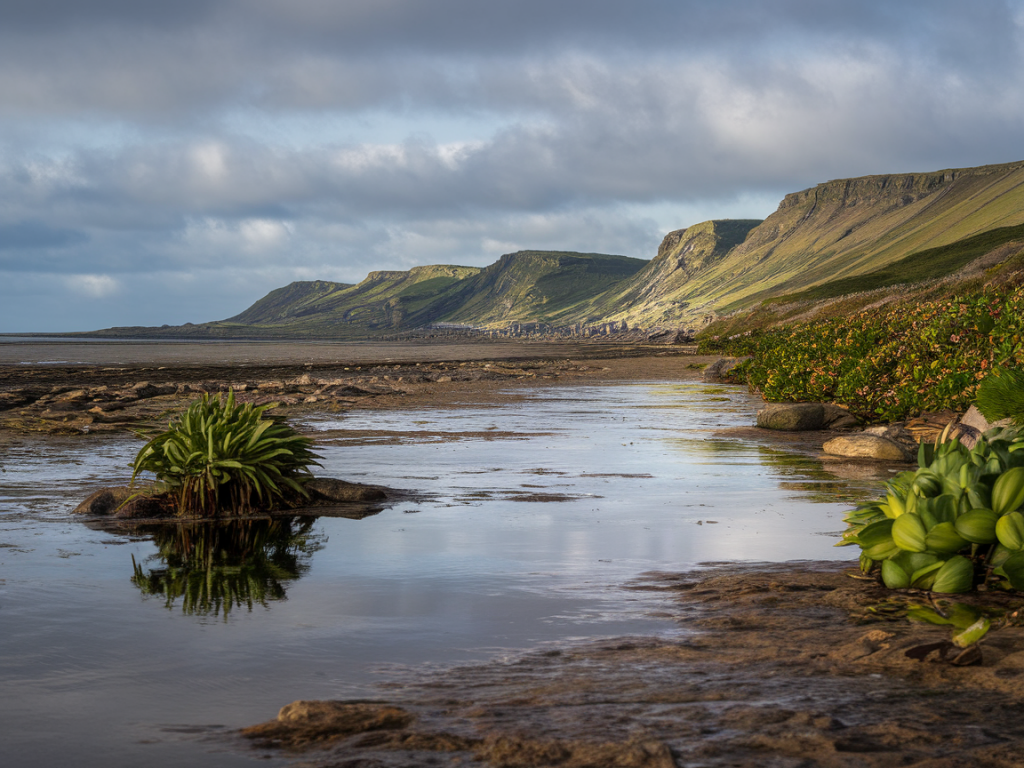 How to walk the coast from balnakeil to enamel bay at low tide without getting cut off by the tide