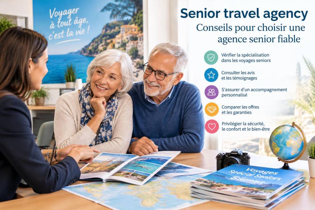 Senior travel agency: conseils pour choisir une agence senior fiable