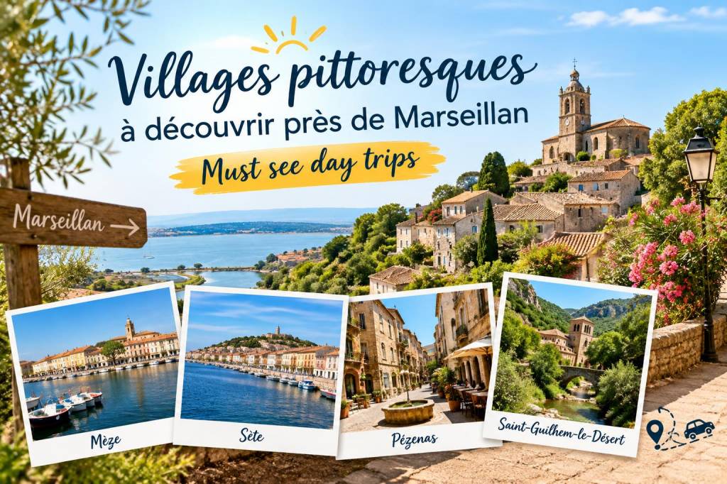 Villages pittoresques à découvrir près de marseillan: must-see day trips