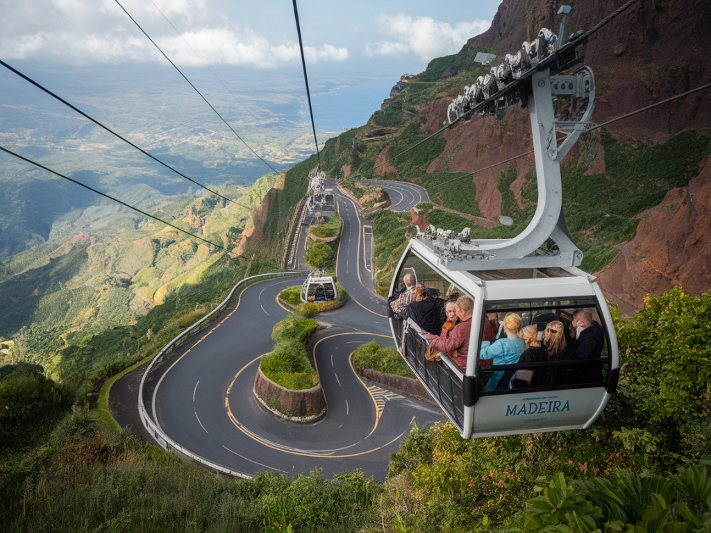 Discover options de transport à madère sans voiture: buses, cable cars