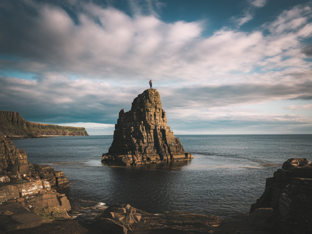 How to catch the best light at croick sea stack and avoid the tourist crowds